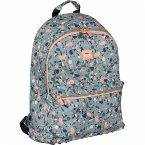 Рюкзак школьный Milan Terrazzo Green 41х30х18 см, зелено-розовый,...