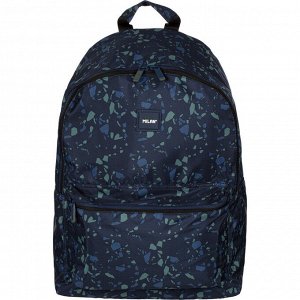Рюкзак школьный Terrazzo Blue 41х30х18 см, темно-синий, 624605TZB