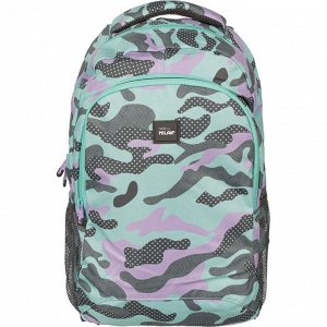 Рюкзак школьный Turquoise Camouflage 45х30х12 см, 624601GM