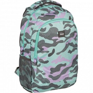 Рюкзак школьный Turquoise Camouflage 45х30х12 см, 624601GM