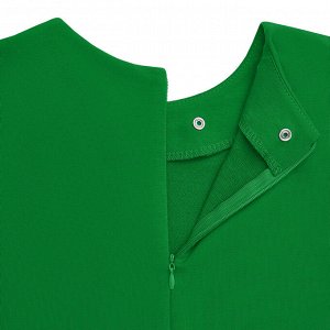 Зеленое платье с воротничком 8-9