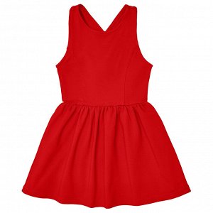 Красное платье-сарафан 8-9