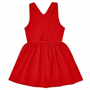 Красное платье-сарафан 2-3