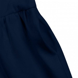 Темно-синее платье с длинным рукавом 2-3