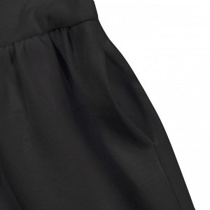 Черное платье с коротким рукавом 2-3