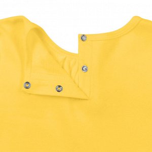 Желтое платье с коротким рукавом 2-3