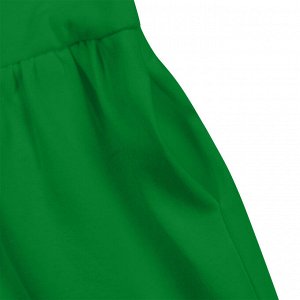Зеленое платье с коротким рукавом 2-3