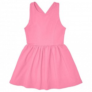 Розовое платье-сарафан 12