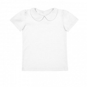 Белая блузка с коротким рукавом 12