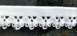 Резинка ажурная для нижнего белья (уп.1250 м) арт. 3001-12 № 001 ДС белый