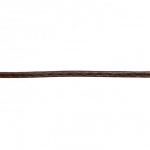 Шнур кожаный* шир. 4 мм коричневый