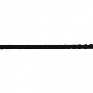 Шнур бытовой х/б диам. 6 мм черный