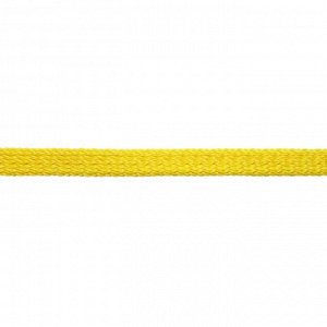 Шнур 34 Ф плоский шир. 7 мм желтый (93)