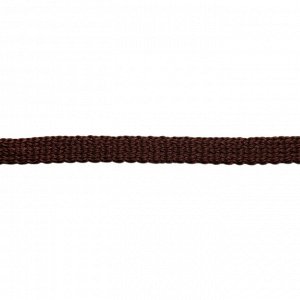 Шнур 34 Ф плоский шир. 7 мм коричневый (72)