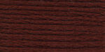 Нитки для вышивания "Gamma" мулине 100% хлопок 24 x 8 м т.коричнево-красный