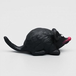 Игрушка пищащая "Мышь", 14,5 см, микс цветов