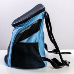 Рюкзак для переноски животных &quot;Лучший друг&quot; 31*23*30 см