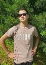 Футболка пыльно-розовая Natural