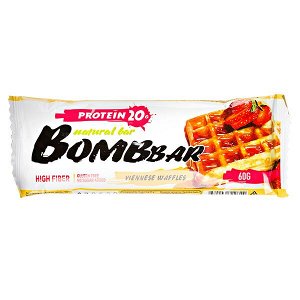 Батончик Bombbar протеиновый VIENNESE WAFFLES 60 г 1/20