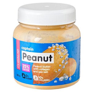 Паста CHIKALAB CAPTAIN PEANUT арахисовая с морской солью  250 г 1 уп.х 12 шт.