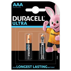 Батарейка DURACELL LR03 Ultra Power, блистер 2шт.