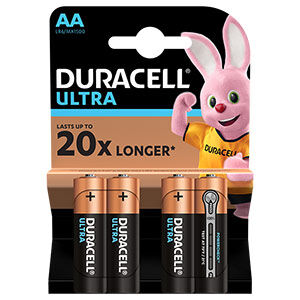 Батарейка DURACELL LR6 Ultra Power, блистер 4шт.