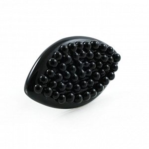 Black oval Муранское стекло/Бижутерный сплав