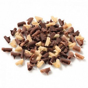 Шоколадная стружка мраморная Barry Callebaut, 50 гр