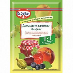 Желатин "Желфикс 1:1" Dr.Oetker, 20 гр