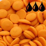 Шоколад Callebaut оранжевый со вкусом апельсина, 150 гр