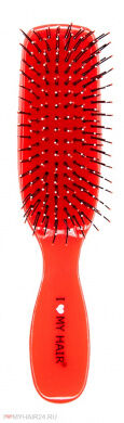 Парикмахерская щетка I LOVE MY HAIR "Spider" 1503 красная S