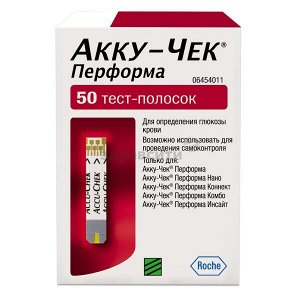 Акку-чек перформа тест-полоски д/глюкометра N50
