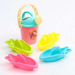 Набор для купания "Лодочки": пластиковые игрушки + лейка