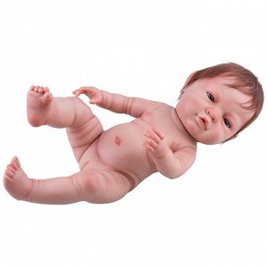 05301 Кукла реборн младенец с волосами, 45 см, девочка