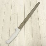 Нож для бисквита 35 см, пластиковая ручка, без зубчиков
