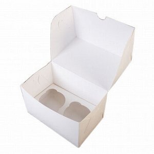Коробка для капкейков 2 ячейки