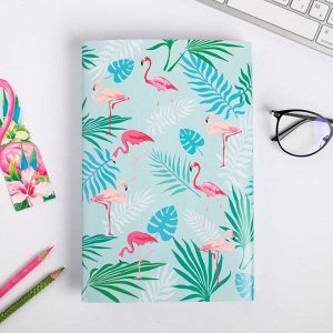 Обложка для книги с закладкой «Фламинго», 43 ? 24 см