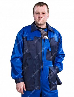 Костюм СПЕЦИАЛИСТ цв.Василёк/Синий