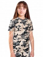 Футболка детская цв.Розовый КМФ