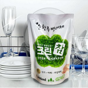 CLEAX Средство д/мытья посуды,овощей и фруктов Зелёный чай 1000 мл, мяг/уп