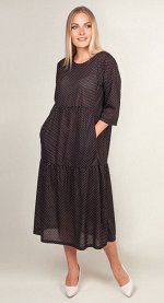 Платье женское  5872/10/Черно-белый