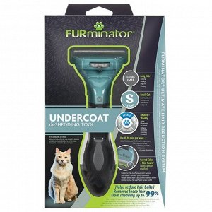 Фурминатор FURminator S для маленьких кошек c длинной шерстью