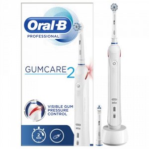 ОРАЛ-БИ Щетка зубная электрическая Professional Gumcare 2 D501.523.2 (тип 3766)