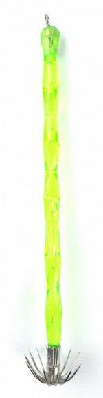 Кальмарница-палочка JpFishing Bone Light Green (14см, пластик, UV/Glow)
