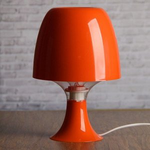 Светильник ночник КТ002A E14 15Вт оранжевый 16х16х23см.