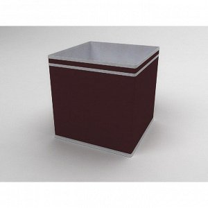 Коробка - куб жёсткая «Классик бордо», 32х32х32 см