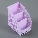 Корзина для хранения «Аутентик», 3 отделения, цвет МИКС