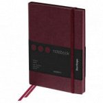 Записная книжка А6 80л., кожзам, Berlingo &quot;Western&quot;, с резинкой, коричневый