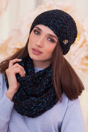 Комплект «Маранда» (шапка и шарф-снуд)