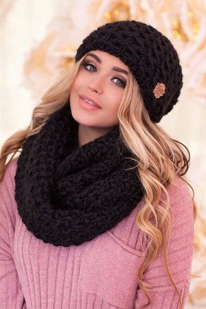 Комплект «Марена» (шапка и шарф-снуд)